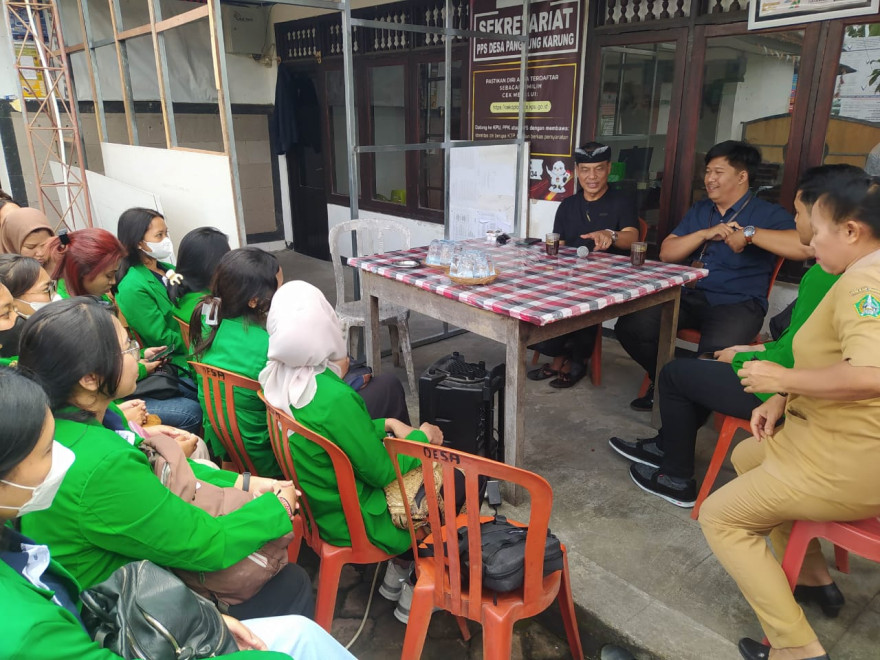 Penerimaan mahasiswa KKN UNMAS